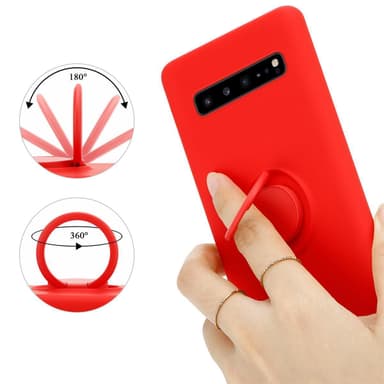 Samsung Galaxy S10 5G Suojakuori Kotelo (Punainen)