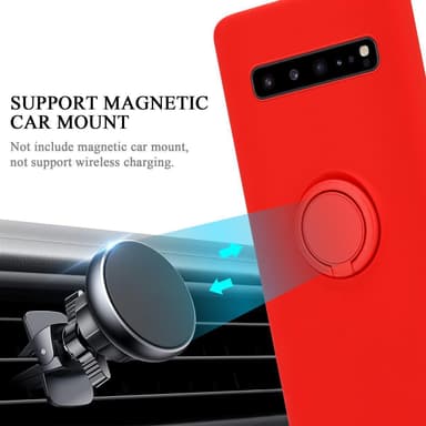 Samsung Galaxy S10 5G Suojakuori Kotelo (Punainen)