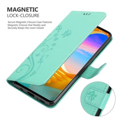 LG Velvet Suojakuori Lompakkokotelo (Turkoosi)