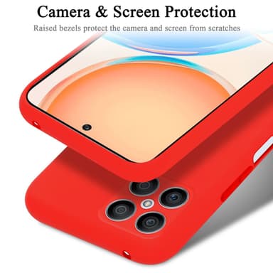 Honor X8 Suojakuori Kotelo Case (Punainen)