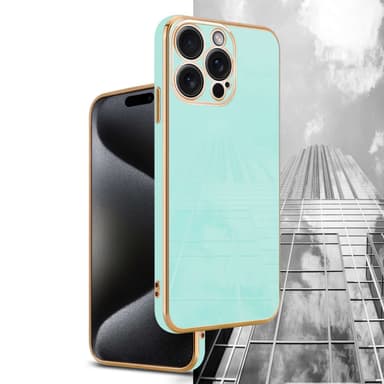 iPhone 15 PRO MAX Suojakuori Case Cover (Green)