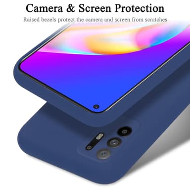 Oppo A94 5G Suojakuori Kotelo Case (Sininen)