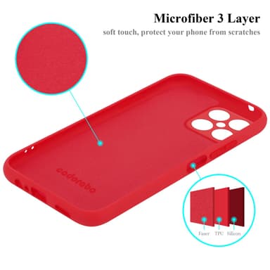Honor X8 Suojakuori Kotelo Case (Punainen)