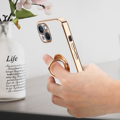 iPhone 13 Suojakuori Kotelo (Valkoinen)