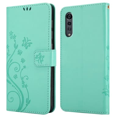 LG Velvet Suojakuori Lompakkokotelo (Turkoosi)
