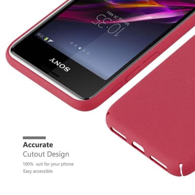 Sony Xperia E1 Suojakuori Kotelo Case (Punainen)