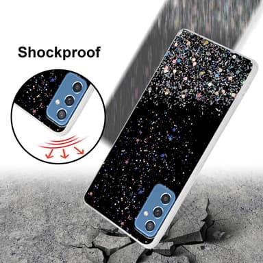 Samsung Galaxy M52 5G Suojakuori Kotelo (Musta)