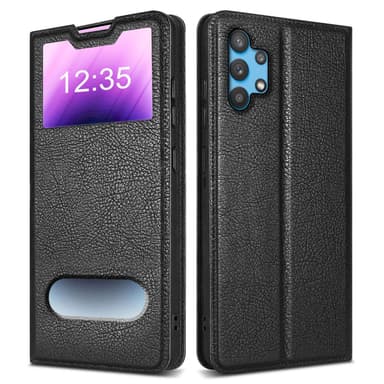 Lompakkokotelo Samsung Galaxy A32 5G Case (Musta)