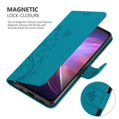 Vivo V21 4G / 5G Suojakuori Lompakkokotelo (Sininen)