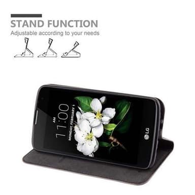 LG K7 2017 Suojakuori Lompakkokotelo (Ruskea)