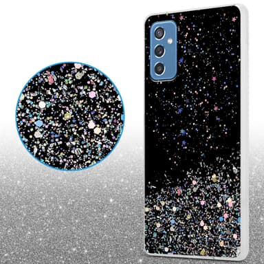 Samsung Galaxy M52 5G Suojakuori Kotelo (Musta)