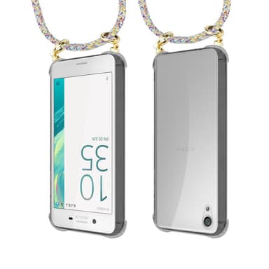 Sony Xperia X Suojakuori Kotelo Ketju (Keltainen)