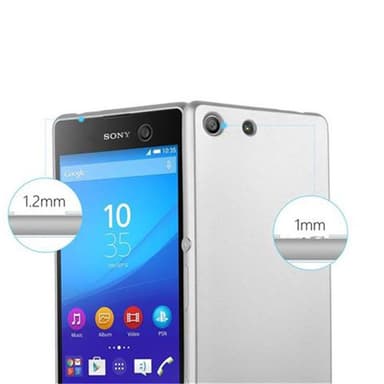 Sony Xperia M5 Suojakuori Kotelo (Hopea)