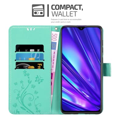 Realme 5 / 5i / 6i / C3 Suojakuori Lompakkokotelo