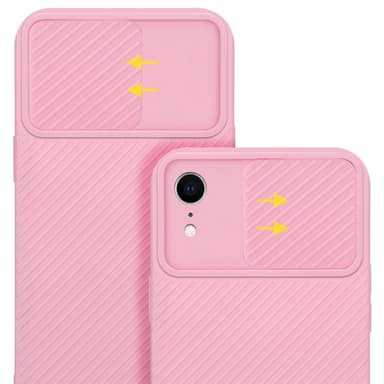 iPhone XR Suojakuori Kotelo (Vaaleanpunainen)