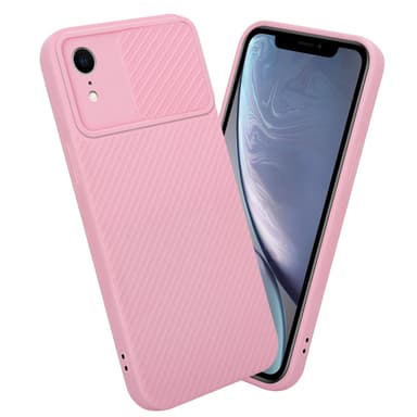 iPhone XR Suojakuori Kotelo (Vaaleanpunainen)