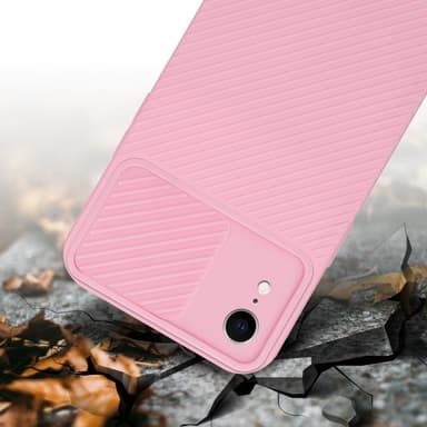 iPhone XR Suojakuori Kotelo (Vaaleanpunainen)