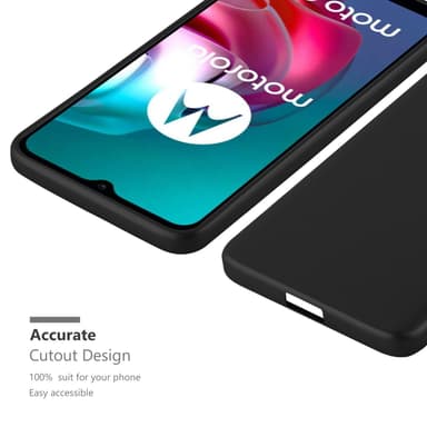 Motorola MOTO G10 / G30 Suojakuori Kotelo (Musta)