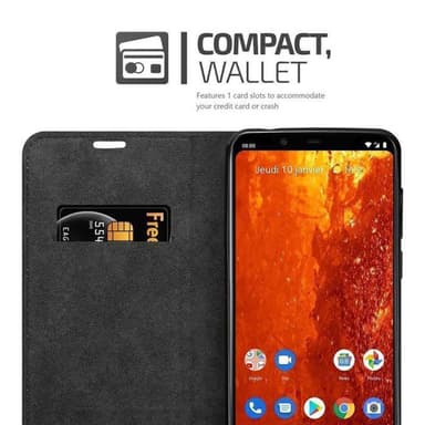 Nokia 8.1 Suojakuori Lompakkokotelo (Punainen)
