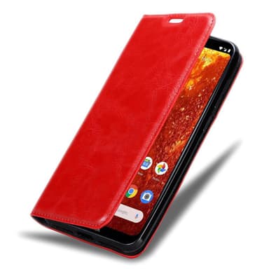 Nokia 8.1 Suojakuori Lompakkokotelo (Punainen)