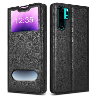Lompakkokotelo Huawei P30 PRO Case (Musta)