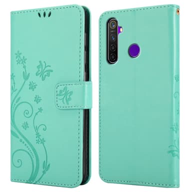 Realme 5 / 5i / 6i / C3 Suojakuori Lompakkokotelo