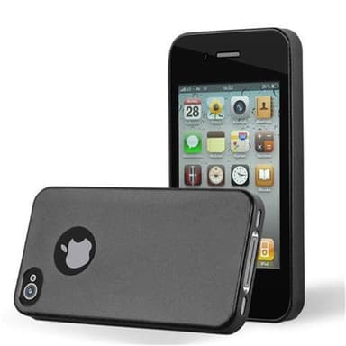 iPhone 4 / 4S Suojakuori Kotelo (Musta)
