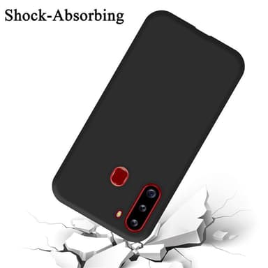 Samsung Galaxy A21 Suojakuori Kotelo Case (Musta)