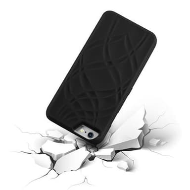 iPhone 6 PLUS / 6S PLUS Suojakuori Kotelo (Musta)