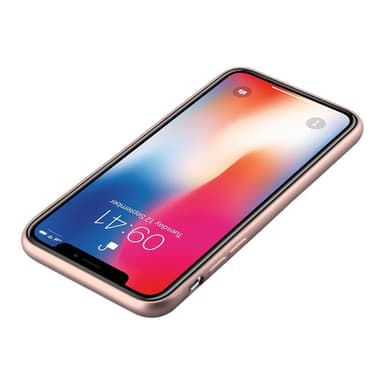 iPhone X / XS Suojakuori Kotelo (Vaaleanpunainen)