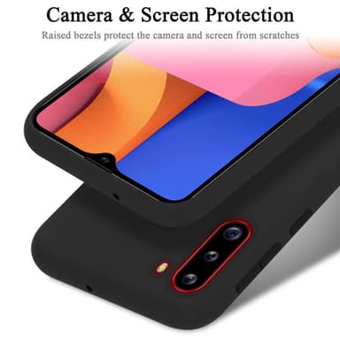 Samsung Galaxy A21 Suojakuori Kotelo Case (Musta)