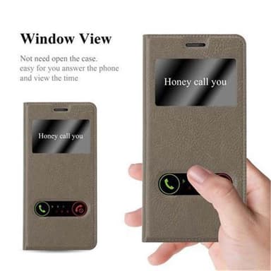 Lompakkokotelo Nokia 5 2017 Case (Ruskea)