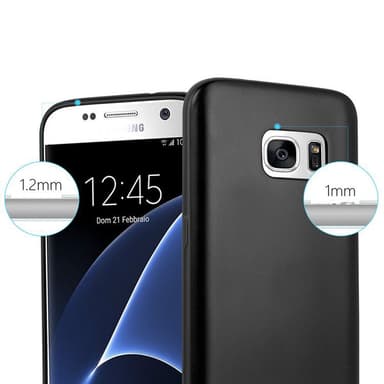 Samsung Galaxy S7 Suojakuori Kotelo (Musta)