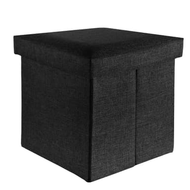 Kokoontaittuva Jakkara 38x38x38 cm Istuintuoli (musta)