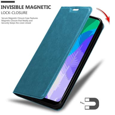 Huawei Y6P Suojakuori Lompakkokotelo (Turkoosi)