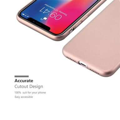 iPhone X / XS Suojakuori Kotelo (Vaaleanpunainen)