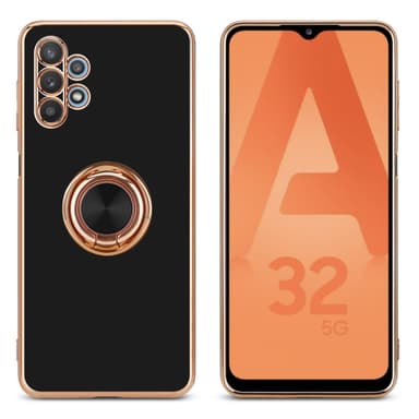 Samsung Galaxy A32 5G Suojakuori Kotelo (Musta)