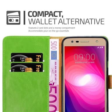 LG X POWER 2 Suojakuori Lompakkokotelo Case Cover