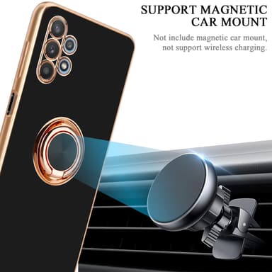Samsung Galaxy A32 5G Suojakuori Kotelo (Musta)