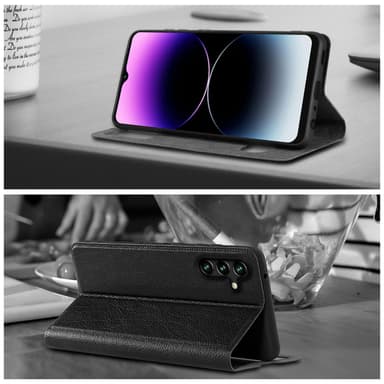 Lompakkokotelo Samsung Galaxy A13 5G Case (Musta)