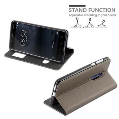 Lompakkokotelo Nokia 5 2017 Case (Ruskea)