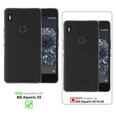 BQ Aquaris X5 Suojakuori Lompakkokotelo (Musta)