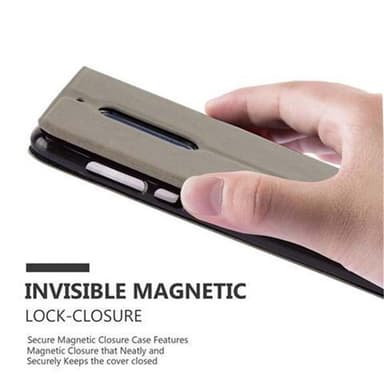 Lompakkokotelo Nokia 5 2017 Case (Ruskea)