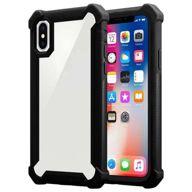 iPhone X / XS Suojakuori Kotelo (Musta)