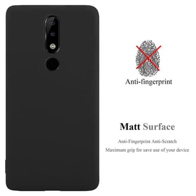 Suojakuori Nokia 5.1 PLUS / X5 Kotelo (Musta)