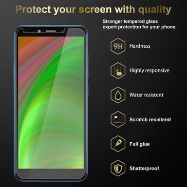 LG K20 3x Suojakalvo Karkaistu lasi Näytönsuoja