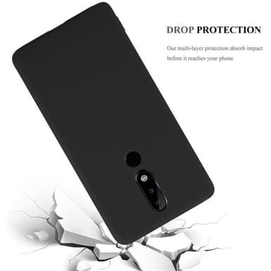 Suojakuori Nokia 5.1 PLUS / X5 Kotelo (Musta)