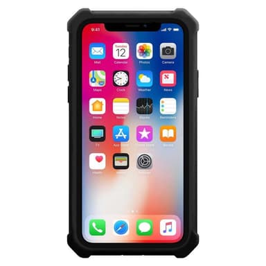 iPhone X / XS Suojakuori Kotelo (Musta)