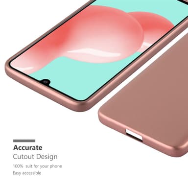 Samsung Galaxy A41 Suojakuori Kotelo (Vaaleanpunainen)