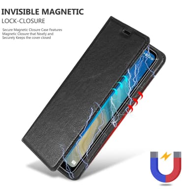 Oukitel C22 Suojakuori Lompakkokotelo (Musta)